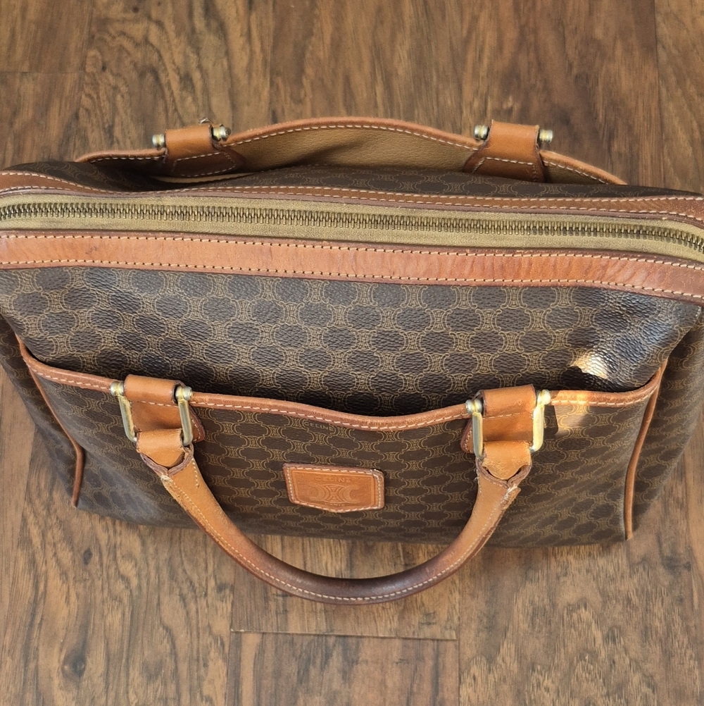 Celine Macadam Boston Bag M92 Vintage. AUTHENTIC - Picture 11 of 16
